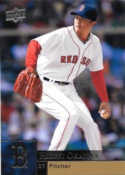 #559 Hideki Okajima - Boston Red Sox - 2009 Upper Deck Baseball