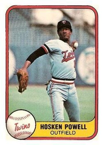 #559 Hosken Powell - Minnesota Twins - 1981 Fleer Baseball