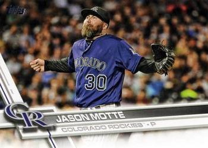 #559 Jason Motte - Colorado Rockies - 2017 Topps Baseball