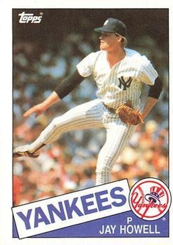 #559 Jay Howell - New York Yankees - 1985 Topps Baseball