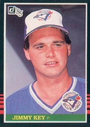 #559 Jimmy Key - Toronto Blue Jays - 1985 Donruss Baseball