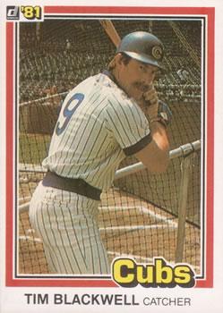 #559 Tim Blackwell - Chicago Cubs - 1981 Donruss Baseball