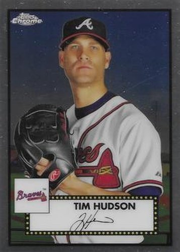 #559 Tim Hudson - Atlanta Braves - 2021 Topps Chrome Platinum Anniversary Baseball