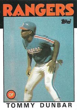 #559 Tommy Dunbar - Texas Rangers - 1986 Topps Baseball