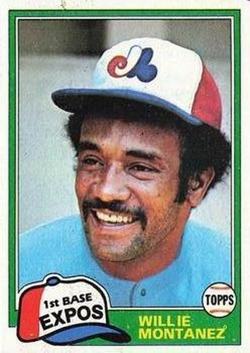 #559 Willie Montanez - Montreal Expos - 1981 Topps Baseball