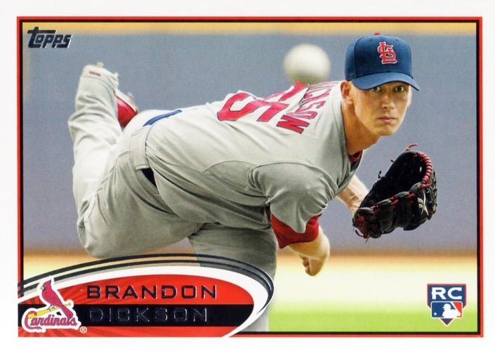 #559 Brandon Dickson - St. Louis Cardinals - 2012 Topps Baseball