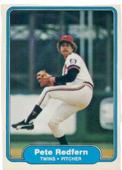 #559 Pete Redfern - Minnesota Twins - 1982 Fleer Baseball