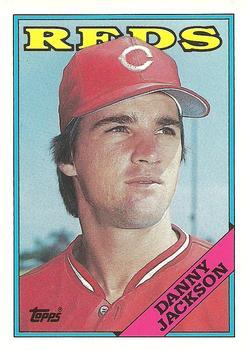 #55T Danny Jackson - Cincinnati Reds - 1988 Topps Traded Baseball