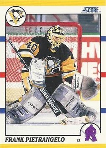 #55T Frank Pietrangelo - Pittsburgh Penguins - 1990-91 Score Rookie and Traded Hockey