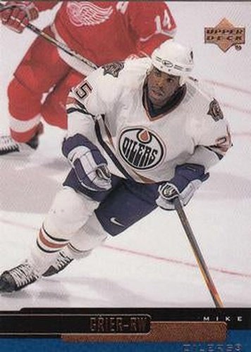 #55 Mike Grier - Edmonton Oilers - 1999-00 Upper Deck Hockey