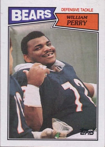 #55 William Perry - Chicago Bears - 1987 Topps Football