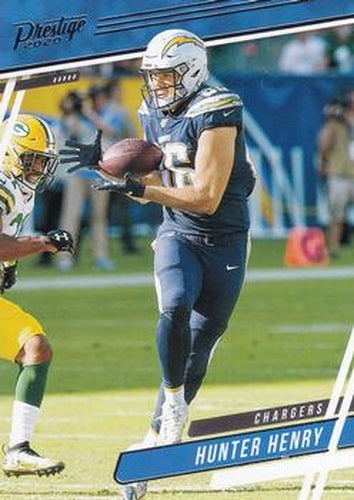 #55 Hunter Henry - Los Angeles Chargers - 2020 Panini Prestige Football