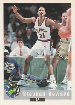 #55 Stephen Howard - DePaul Blue Demons - 1992 Classic Draft Basketball