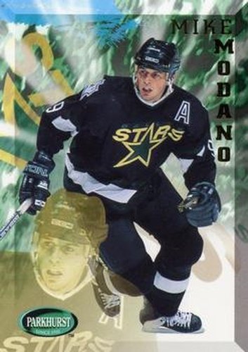 #55 Mike Modano - Dallas Stars - 1995-96 Parkhurst International Hockey