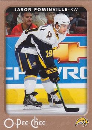 #55 Jason Pominville - Buffalo Sabres - 2006-07 O-Pee-Chee Hockey