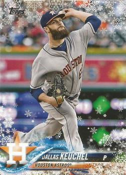 #HMW55 Dallas Keuchel - Houston Astros - 2018 Topps Holiday Baseball