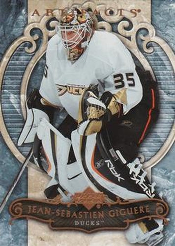 #55 Jean-Sebastien Giguere - Anaheim Ducks - 2007-08 Upper Deck Artifacts Hockey