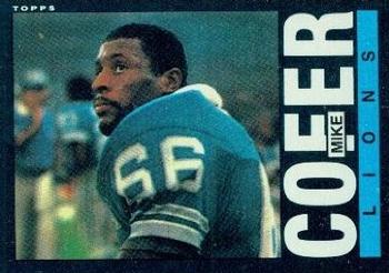 #55 Michael Cofer - Detroit Lions - 1985 Topps Football