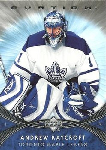 #55 Andrew Raycroft - Andrew Raycroft - 2007-08 Upper Deck Ovation Hockey