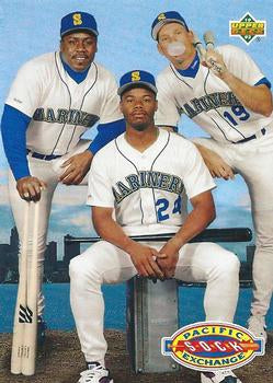 #55 Ken Griffey Jr. / Jay Buhner / Kevin Mitchell - Seattle Mariners - 1993 Upper Deck Baseball