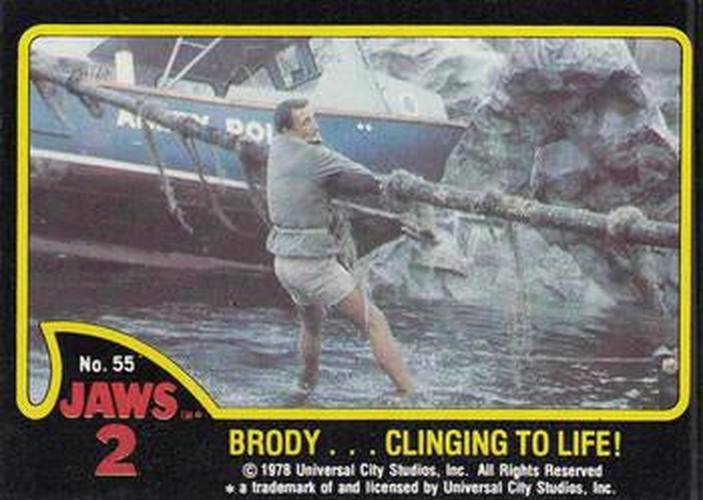 #55 Brody Clinging to Life - 1978 Jaws 2