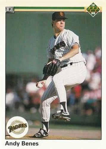 #55 Andy Benes - San Diego Padres - 1990 Upper Deck Baseball