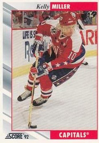 #55 Kelly Miller - Washington Capitals - 1992-93 Score USA Hockey