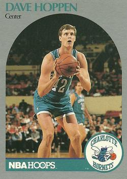 #55 Dave Hoppen - Charlotte Hornets - 1990-91 Hoops Basketball