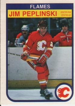 #55 Jim Peplinski - Calgary Flames - 1982-83 O-Pee-Chee Hockey