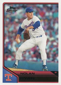 #55 Nolan Ryan - Texas Rangers - 2011 Topps Lineage Baseball