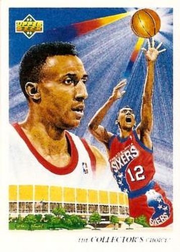 #55 Johnny Dawkins - Philadelphia 76ers - 1992-93 Upper Deck Basketball