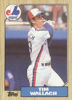 #55 Tim Wallach - Montreal Expos - 1987 Topps Baseball
