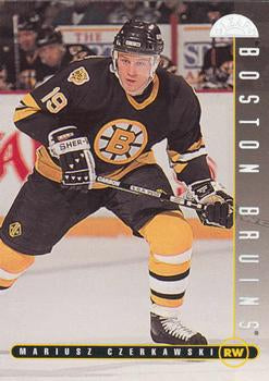 #55 Mariusz Czerkawski - Boston Bruins - 1995-96 Leaf Hockey