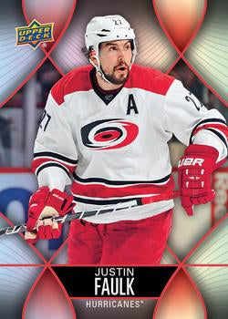 #55 Justin Faulk - Carolina Hurricanes - 2016-17 Upper Deck Tim Hortons Hockey