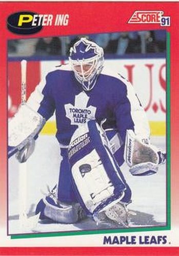 #55 Peter Ing - Toronto Maple Leafs - 1991-92 Score Canadian Hockey