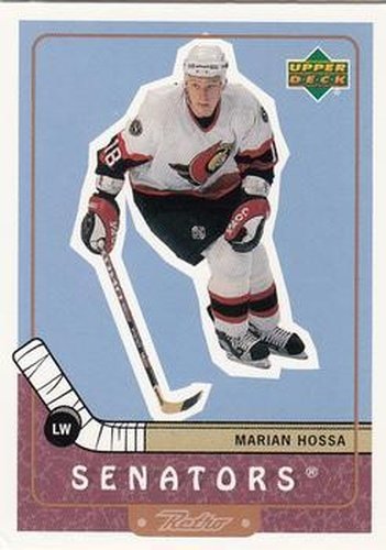 #55 Marian Hossa - Ottawa Senators - 1999-00 Upper Deck Retro Hockey