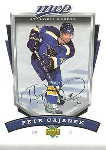 #255 Petr Cajanek - St. Louis Blues - 2006-07 Upper Deck MVP Hockey