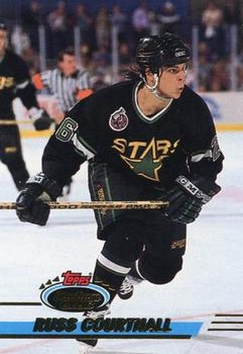 #55 Russ Courtnall - Dallas Stars - 1993-94 Stadium Club Hockey