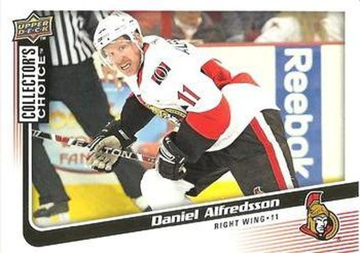 #55 Daniel Alfredsson - Ottawa Senators - 2009-10 Collector's Choice Hockey