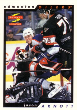 #55 Jason Arnott - Edmonton Oilers - 1996-97 Score Hockey