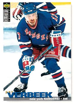 #55 Pat Verbeek - New York Rangers - 1995-96 Collector's Choice Hockey