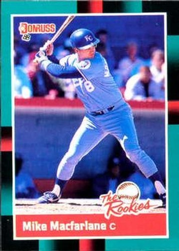 #55 Mike Macfarlane - Kansas City Royals - 1988 Donruss The Rookies Baseball