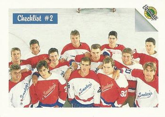 #55 Second Round Group Shot - No Team - 1991 Ultimate Draft Hockey