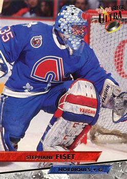 #55 Stephane Fiset - Quebec Nordiques - 1993-94 Ultra Hockey