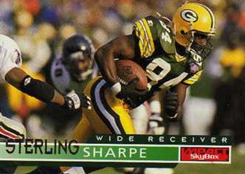 #55 Sterling Sharpe - Green Bay Packers - 1995 SkyBox Impact Football
