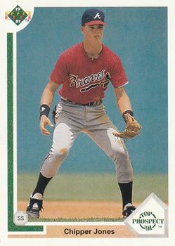 #55 Chipper Jones - Atlanta Braves - 1991 Upper Deck Baseball