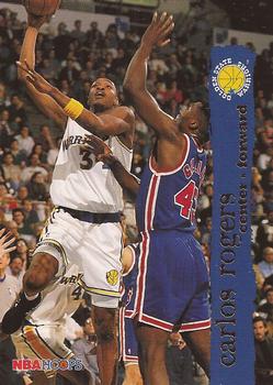 #55 Carlos Rogers - Golden State Warriors - 1995-96 Hoops Basketball