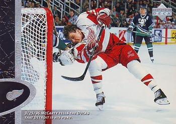 #55 Darren McCarty - Detroit Red Wings - 1996-97 Upper Deck Hockey