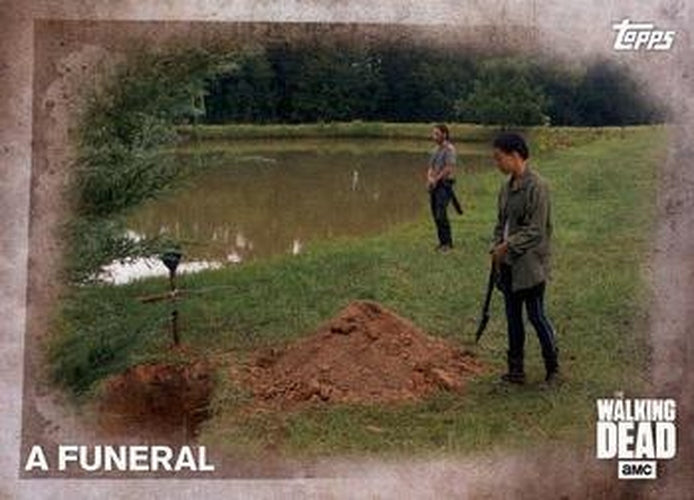 #55 A Funeral - 2016 Topps The Walking Dead Season 5