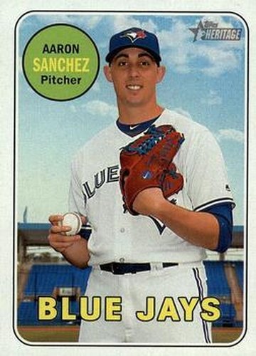 #55 Aaron Sanchez - Toronto Blue Jays - 2018 Topps Heritage Baseball